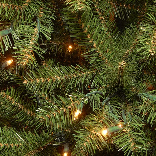 6 ft. Pre-Lit Aspen Spruce Slim Artificial Christmas Tree, Clear Lights